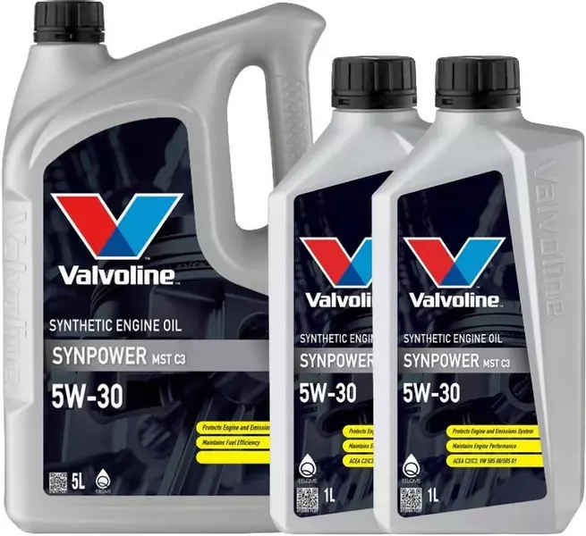 VALVOLINE SYNPOWER MST C3 5W30 SN/CF DEXOS2 7L