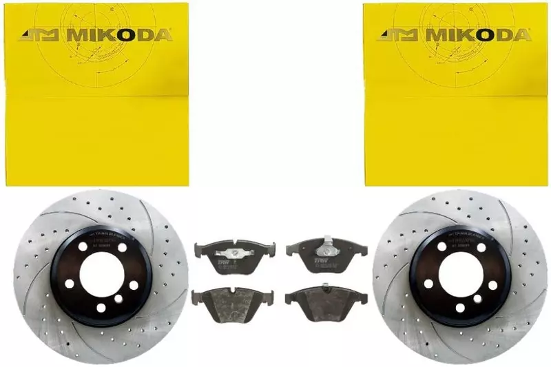 MIKODA GT TARCZE+KLOCKI PRZÓD BMW 5 E60 E61 6 E63 E64 324MM