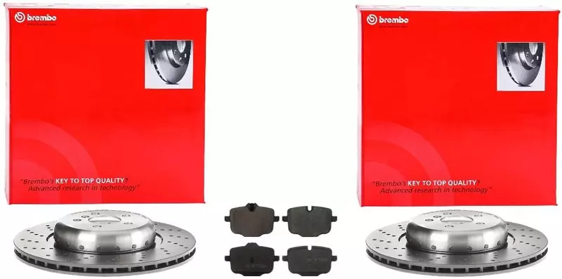 BREMBO TARCZE+KLOCKI TYŁ BMW 5 G30 G31 7 G11 G12 370MM