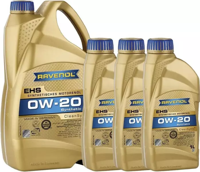 RAVENOL EHS CLEANSYNTO OLEJ SILNIKOWY 0W20 8L