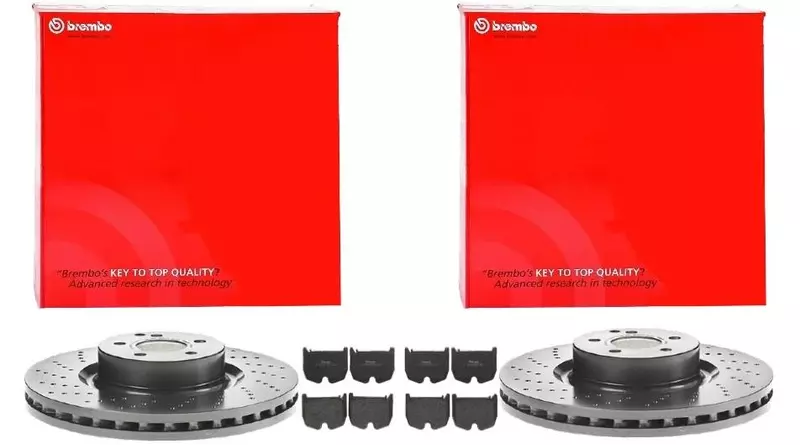 BREMBO TARCZE+KLOCKI P MERCEDES S W220 S55 CL55 AMG 360MM