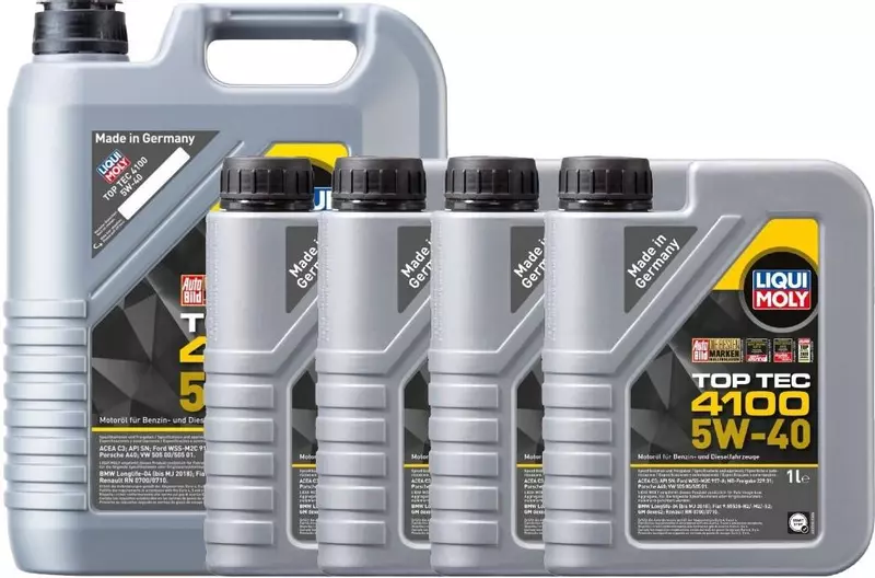 LIQUI MOLY TOP TEC 4100 5W40 C3 SN/CF 9L