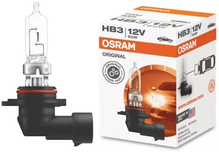 OSRAM ORIGINAL ŻARÓWKA HB3 12V 60W P20D 9005