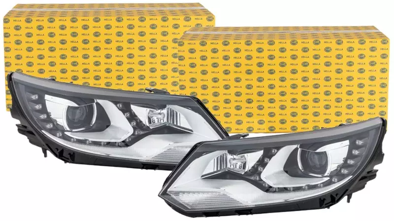 HELLA REFLEKTORY LAMPY PRZÓD VW TIGUAN 5N XENON