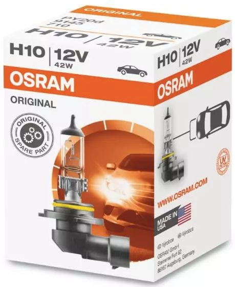 OSRAM ORIGINAL ŻARÓWKA H10 12V 42W PY20D