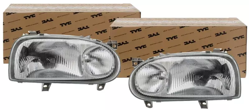 TYC REFLEKTORY LAMPY PRZÓD KPL VW GOLF III H1/H1