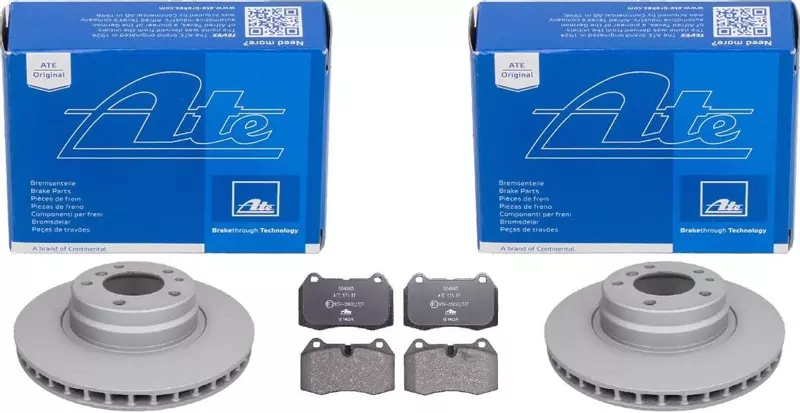 ATE TARCZE+KLOCKI+CZUJNIK PRZÓD BMW 7 E38 316MM