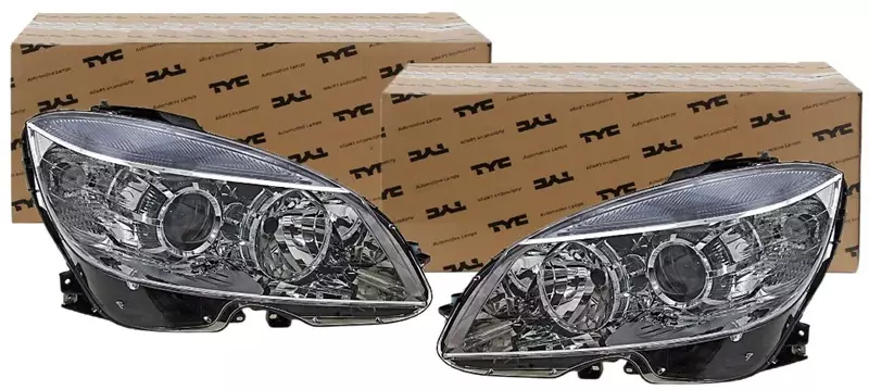 TYC REFLEKTORY LAMPY PRZÓD MERCEDES C W204