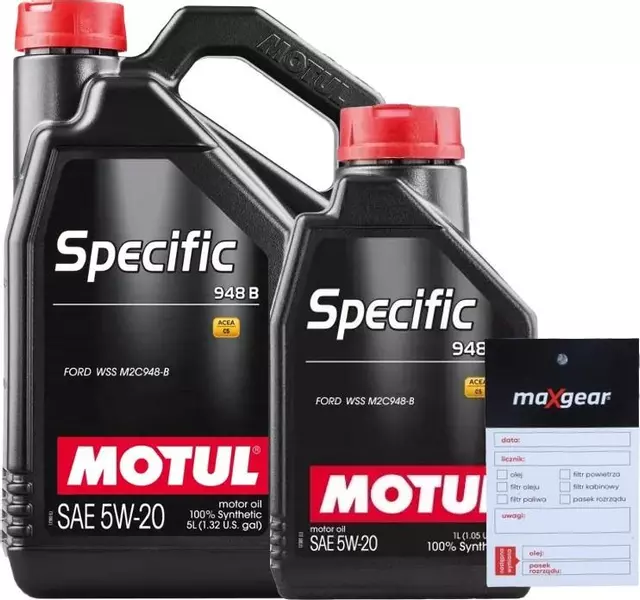 MOTUL SPECIFIC FORD 948B 5W-20 STJLR.03.5004 6L + ZAWIESZKA