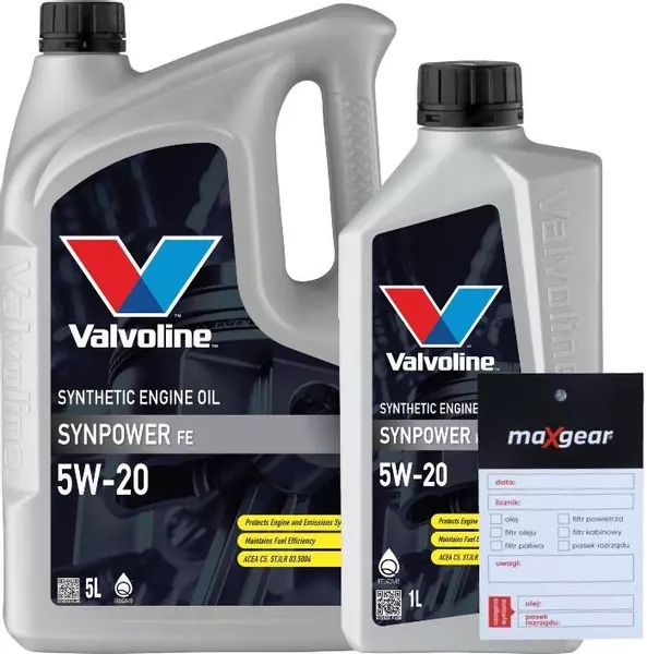 VALVOLINE SYNPOWER FE 5W-20 FORD ECOBOOST 6L + ZAWIESZKA