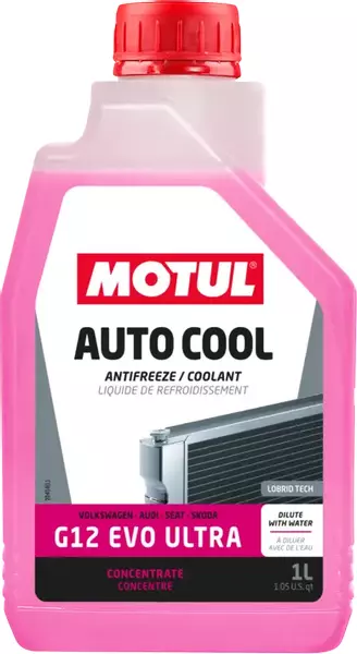 MOTUL AUTO COOL G12 EVO ULTRA KONCENTRAT PŁYN CHŁODNICZY 1L