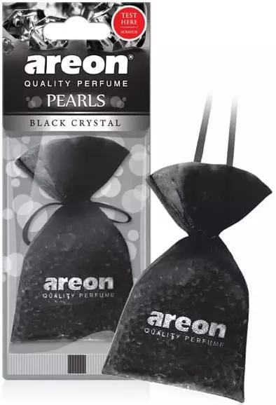 AREON PEARLS BLACK CRYSTAL ZAPACH SAMOCHODOWY ZAWIESZKA