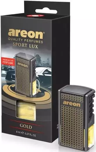 AREON SPORT LUX CAR GOLD PERFUMY SAMOCHODOWE 8ML