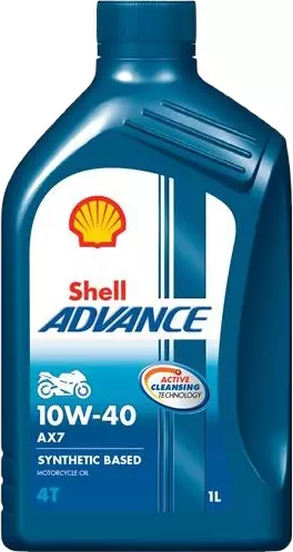 SHELL ADVANCE 4T AX7 10W-40 API SL JASO: MA2 1L