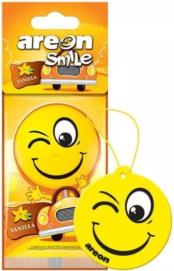 AREON DRY SMILE VANILLA ZAPACH SAMOCHODOWY ZAWIESZKA