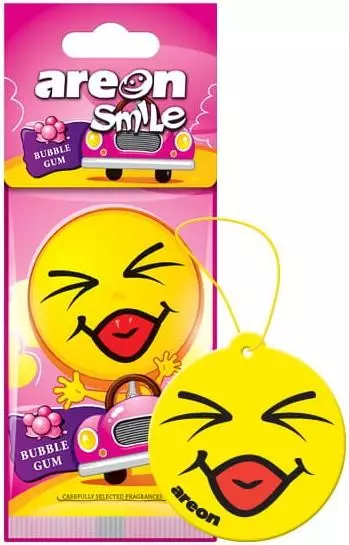 AREON DRY SMILE BUBBLE GUM ZAPACH SAMOCHODOWY ZAWIESZKA