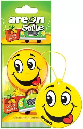 AREON DRY SMILE TUTTI FRUTTI ZAPACH SAMOCHODOWY ZAWIESZKA