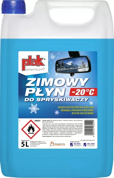 PLAK PREMIUM ZIMOWY PŁYN DO SPRYSKIWACZY -20C 5L