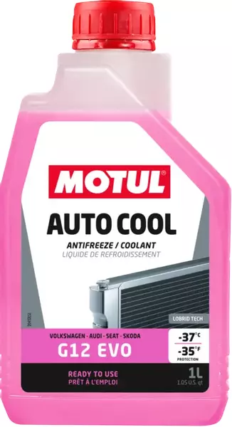 MOTUL AUTO COOL G12 EVO PŁYN CHŁODNICZY 1L