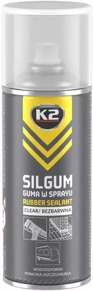 K2 SILGUM BEZBARWNY ELASTYCZNA POWŁOKA USZCZELNIAJĄCA 400ML