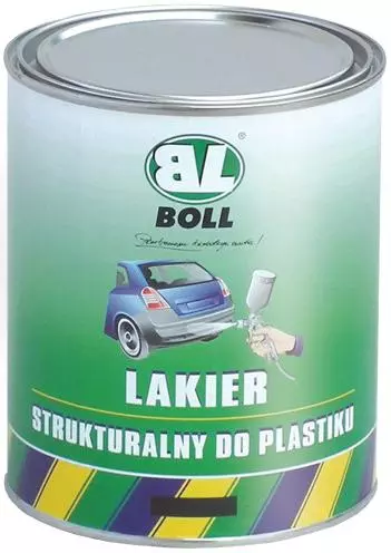 BOLL LAKIER STRUKTURALNY DO PLASTIKU CZARNY 1000ML