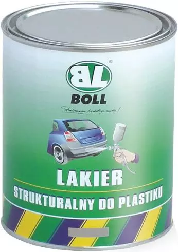 BOLL LAKIER STRUKTURALNY DO PLASTIKU SZARY 1000ML