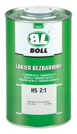 BOLL LAKIER BEZBARWNY HIGH SOLID HS 2:1 1L