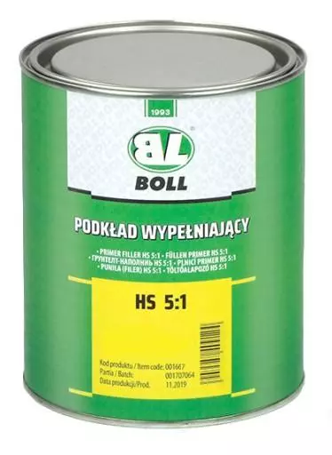 BOLL PODKŁAD WYPEŁNIAJĄCY HS 5:1 BIAŁY 800ML