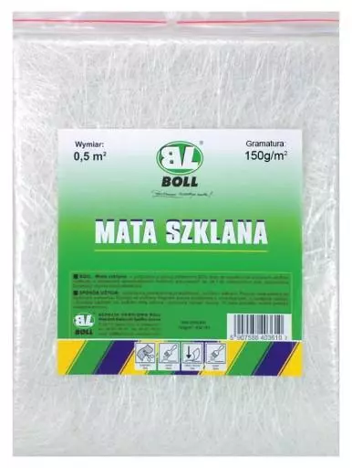 BOLL MATA SZKLANA DO ŻYWICY POLIESTROWEJ 150G/M2