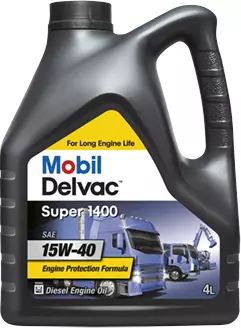 MOBIL DELVAC SUPER 1400E 15W40 SJ E3 A2 B2 4L