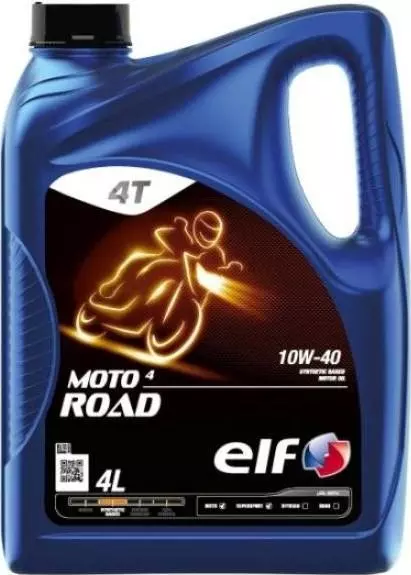 ELF MOTO 4 ROAD 10W-40 10W40 SEMI SYNTHETIC 4L