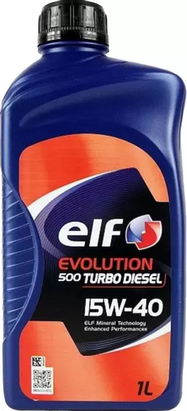 ELF EVOLUTION 500 TURBO DIESEL 15W40 A3/B3 1L