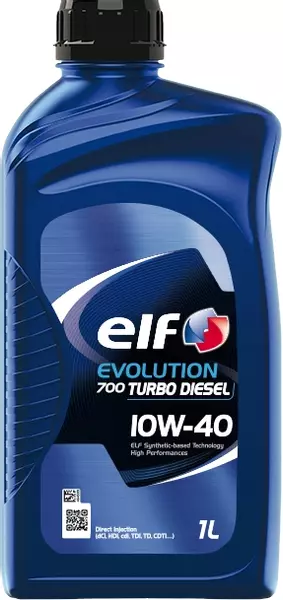 ELF EVOLUTION 700 TURBO DIESEL 10W40 SL/CF 1L