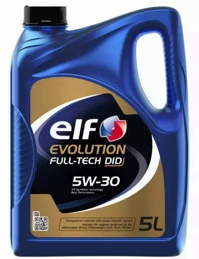 ELF EVOLUTION FULL-TECH DID 5W30 C3 VW502.00/505.00 5L