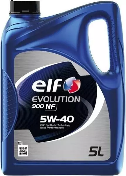 ELF EVOLUTION 900 NF 5W40 SL/CF A3/B4 5L