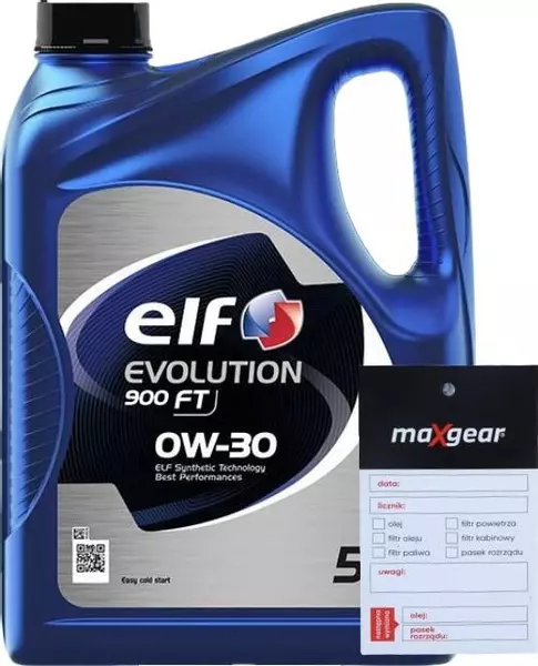 ELF EVOLUTION 900 FT 0W-30 0W30 SL/CF A3/B4 4L + ZAWIESZKA