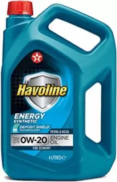 TEXACO HAVOLINE ENERGY 0W20 A1/B1 VOLVO 4L