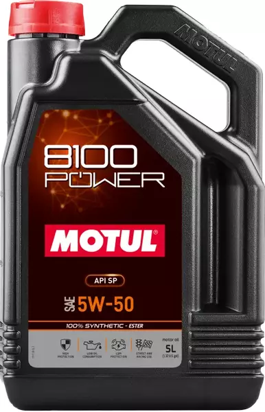 MOTUL 8100 POWER OLEJ SILNIKOWY 5W50 5L