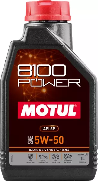 MOTUL 8100 POWER OLEJ SILNIKOWY 5W50 1L