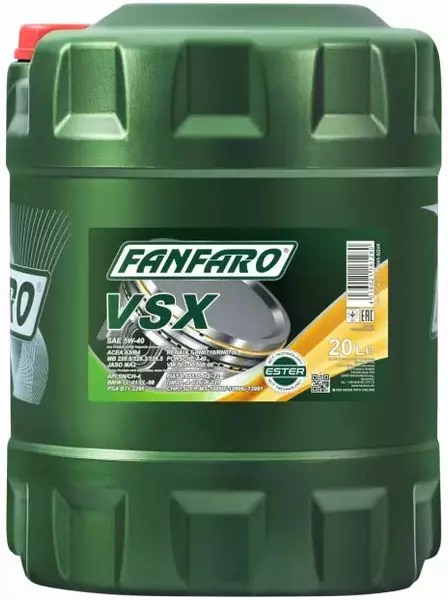 FANFARO EXPERT VSX OLEJ SILNIKOWY 5W40 20L