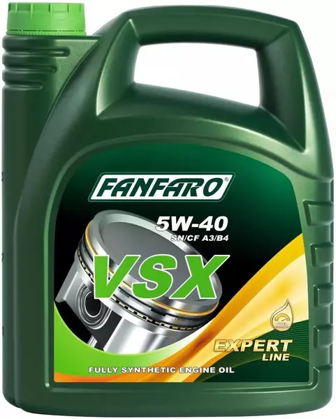 FANFARO EXPERT VSX OLEJ SILNIKOWY 5W40 5L