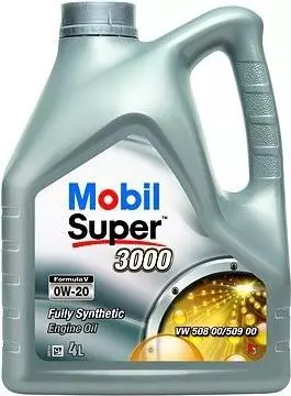 MOBIL SUPER 3000 FORMULA V OLEJ SILNIKOWY 0W20 4L