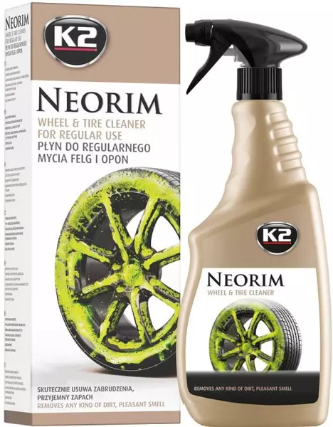 K2 NEORIM PŁYN DO MYCIA FELG I OPON NEONOWY 700ML