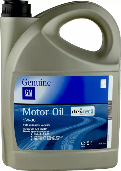 OE OPEL GM 5W30 DEXOS2 SM/CF A3/B3 C3 5L