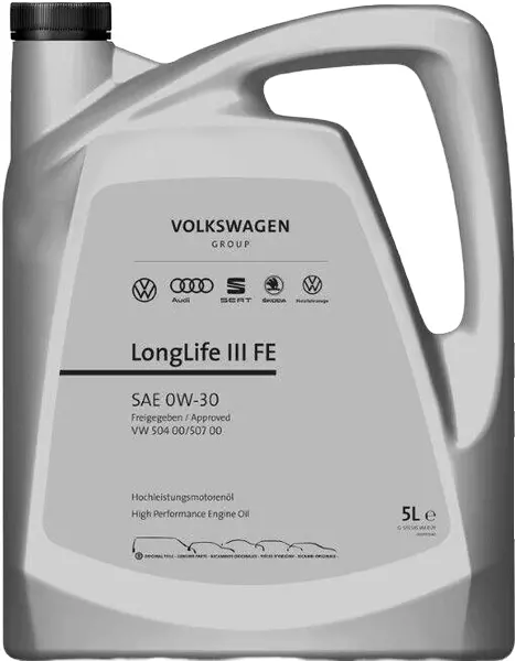 OE VAG LONGLIFE III FE 0W30 VW 504.00/507.00 5L