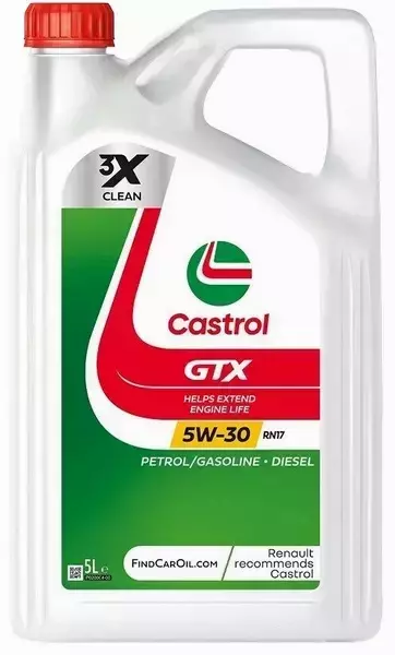 CASTROL GTX 5W30 RN17 RENAULT ACEA C3 5L