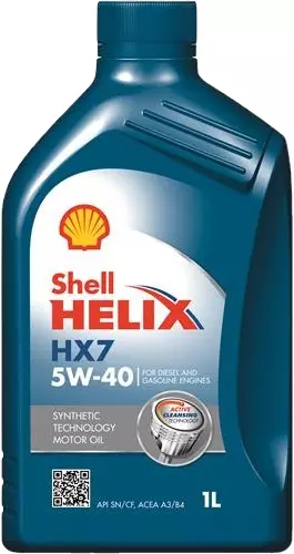 SHELL HELIX HX7 OLEJ SILNIKOWY 5W40 1L