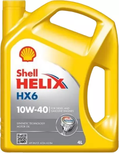 SHELL HELIX HX6 OLEJ SILNIKOWY 10W40 4L