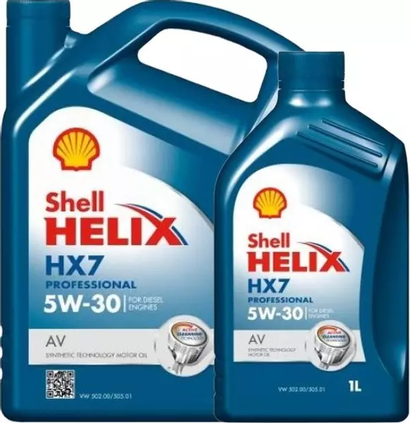 SHELL HELIX HX7 PROFESSIONAL AV OLEJ SILNIKOWY 5W30 5L