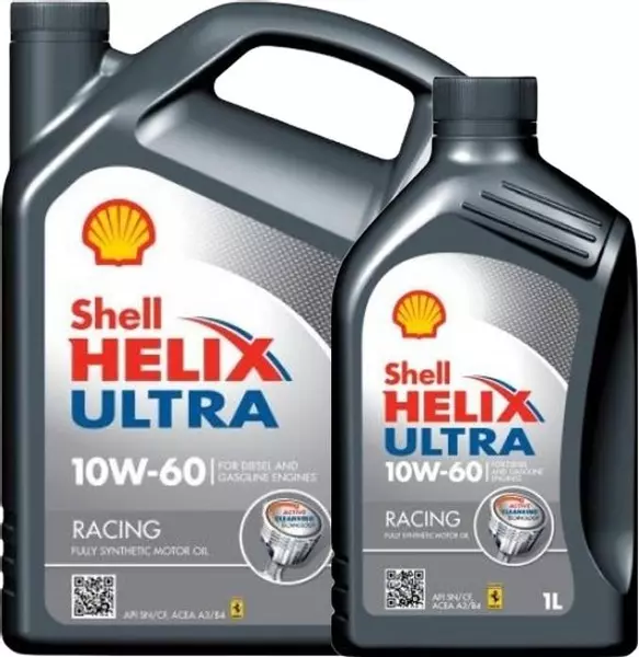 SHELL HELIX ULTRA RACING OLEJ SILNIKOWY 10W60 5L